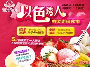 雪卡倫冰淇淋加盟
