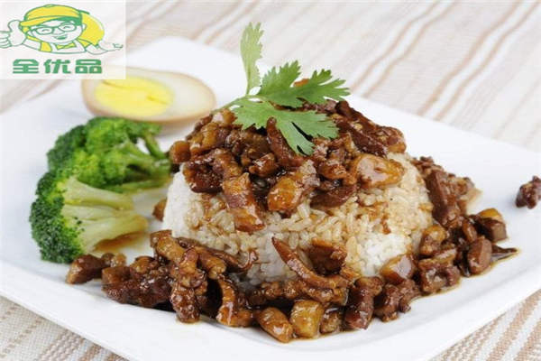 全優品雙拼鹵肉飯加盟