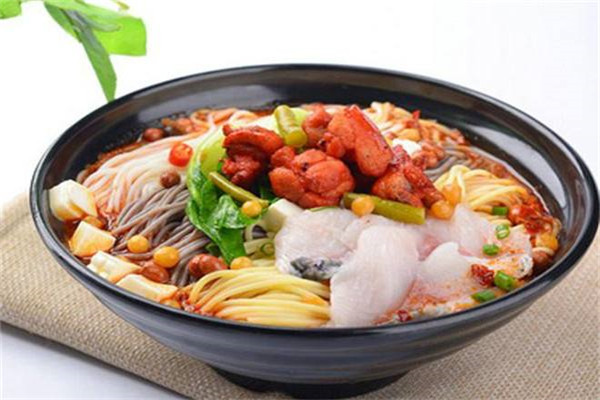 桂冰記酸菜魚粉加盟費多少錢