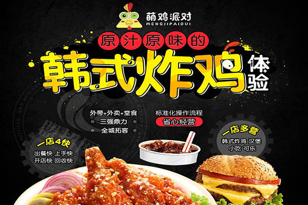 萌雞派對韓式炸雞加盟