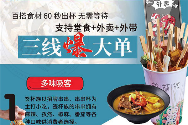 簽杯族炸串杯加盟
