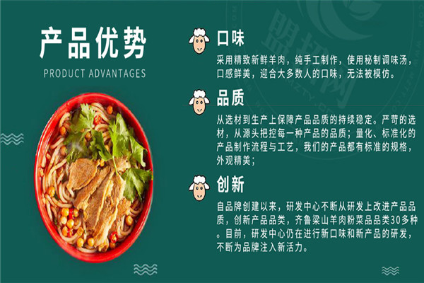 齊鹵梁山牛眼羊肉粉加盟