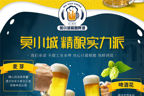 莫小城精釀啤酒加盟