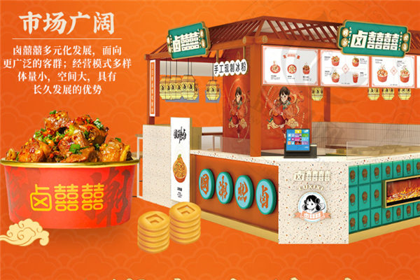 鹵囍囍國潮熱鹵加盟