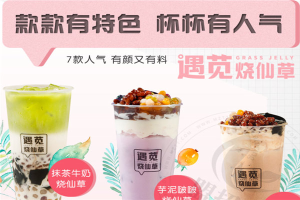 遇莧燒仙草奶茶加盟